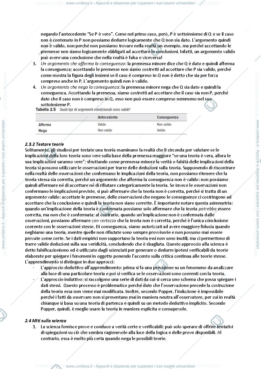Anteprima pagina 3 — Riassunto completo per la preparazione dell’esame parziale con il prof. Pinto
