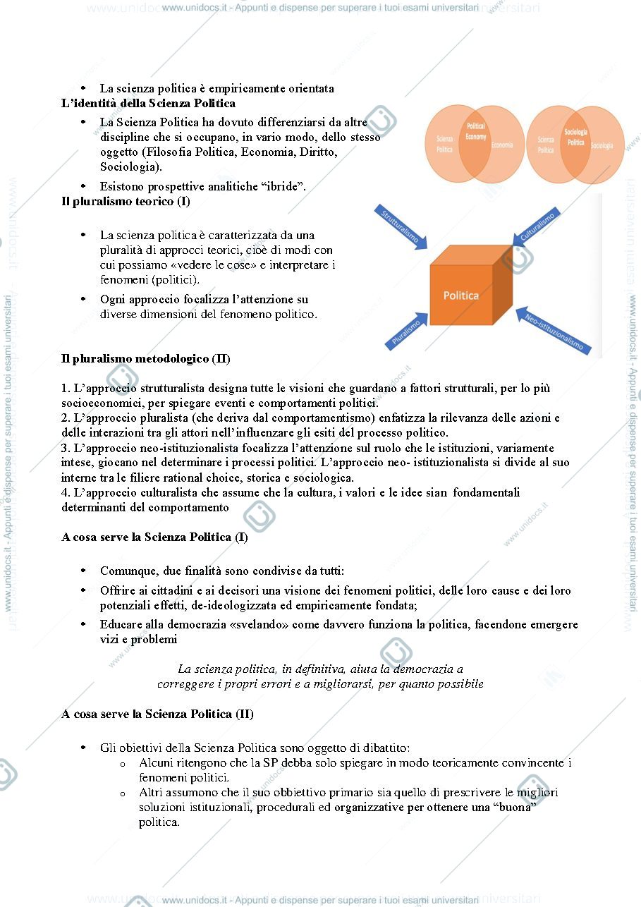 Anteprima pagina 2 — scienza politica slide 