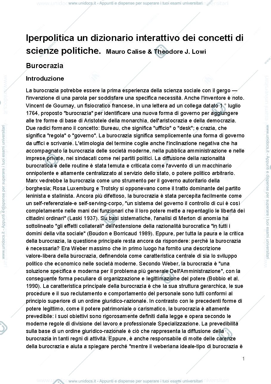 Anteprima pagina 1 — appunti