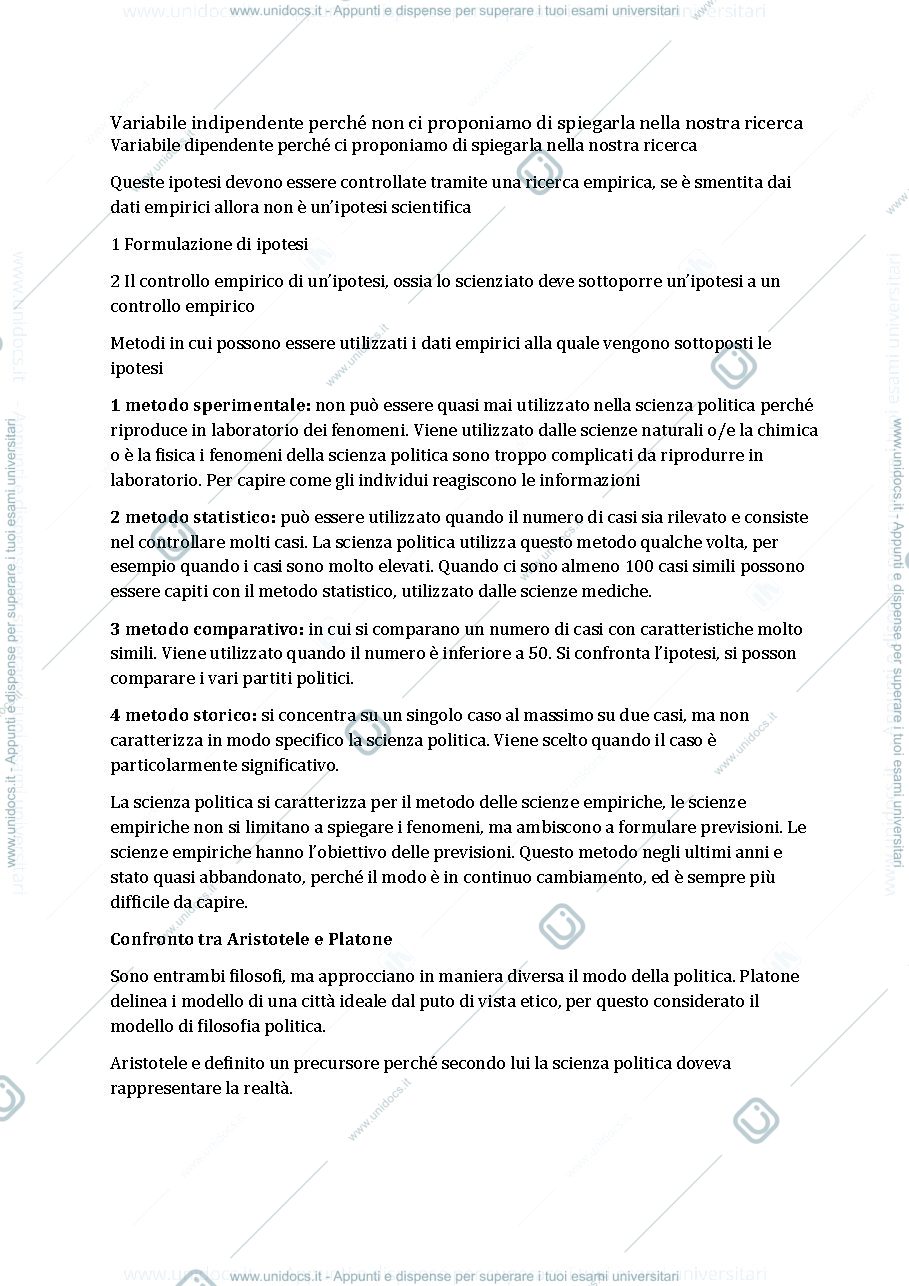 Anteprima pagina 2 — Scienza politica 