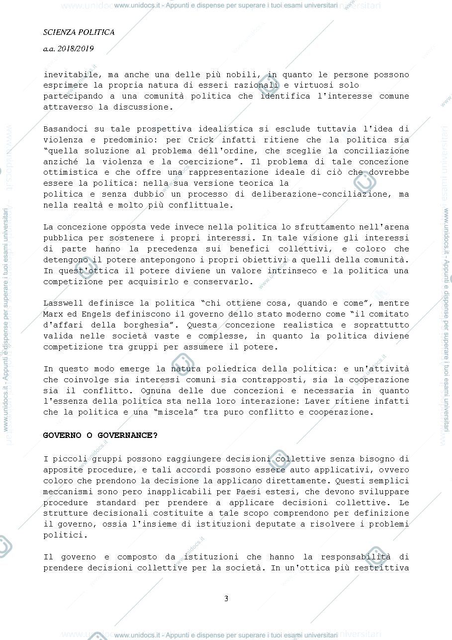Anteprima pagina 3 — Scienza politica 2018/2019