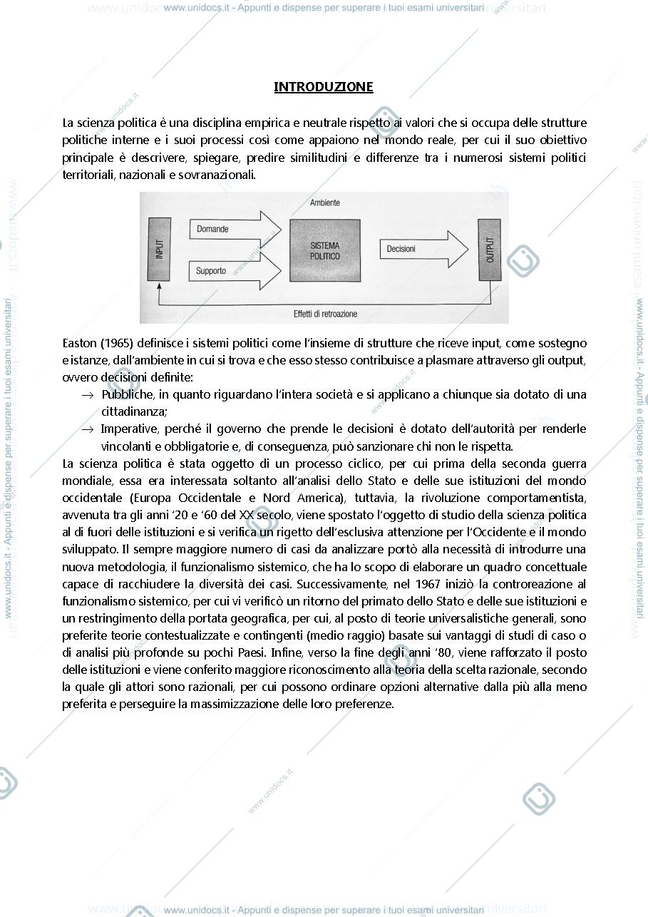 Anteprima pagina 1 — Scienza politica