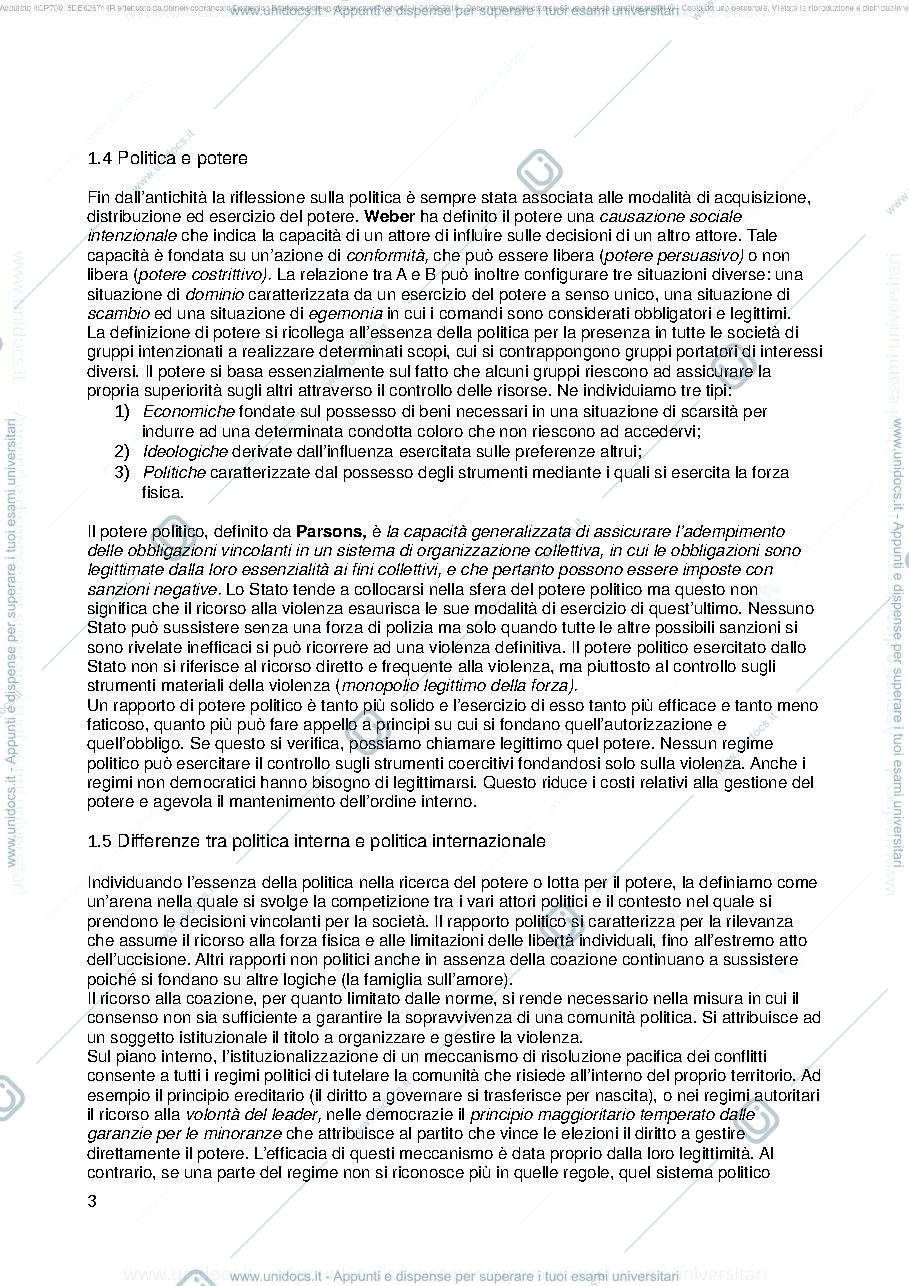 Anteprima pagina 3 — Appunti Scienza Politica Palano