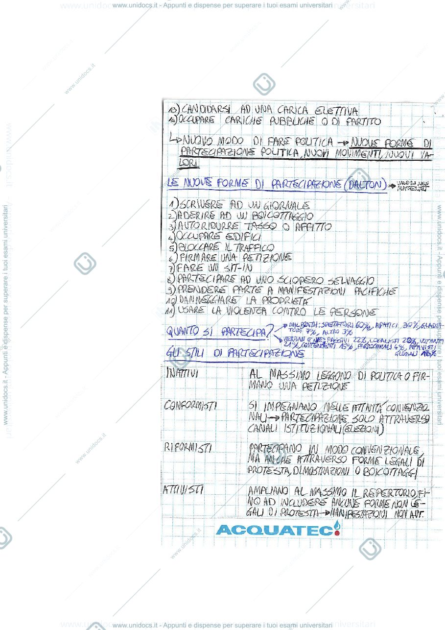Anteprima pagina 2 — POLITICA COMPARATA (parte 4/7)