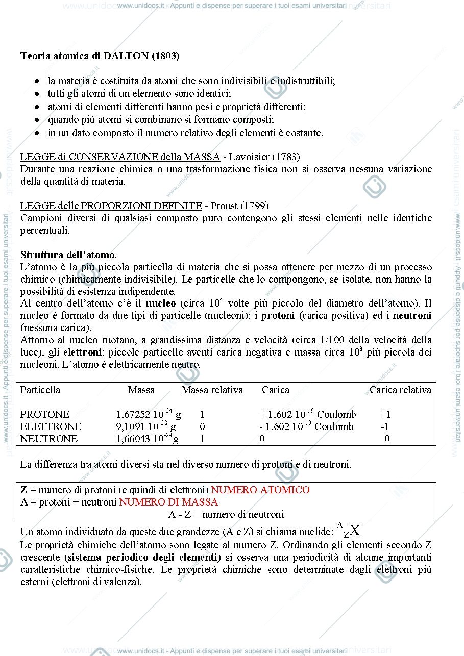 Anteprima pagina 3 — Chimica generale 