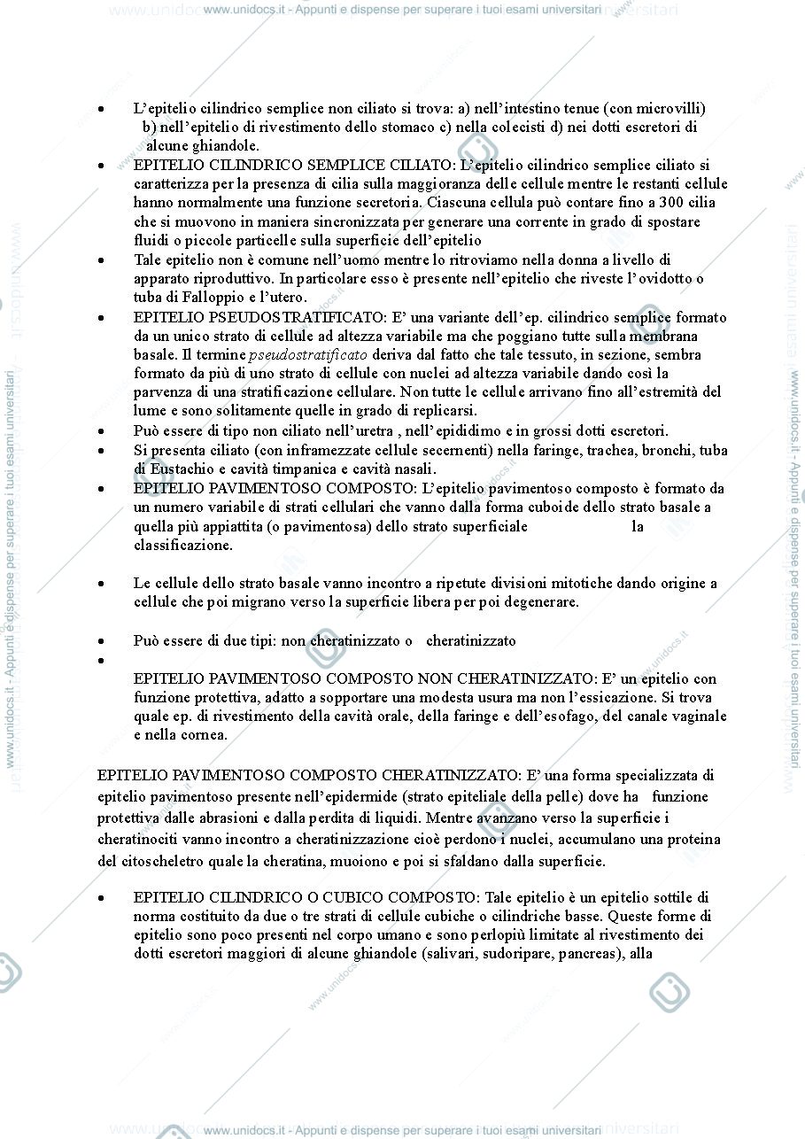 Anteprima pagina 2 — Istologia
