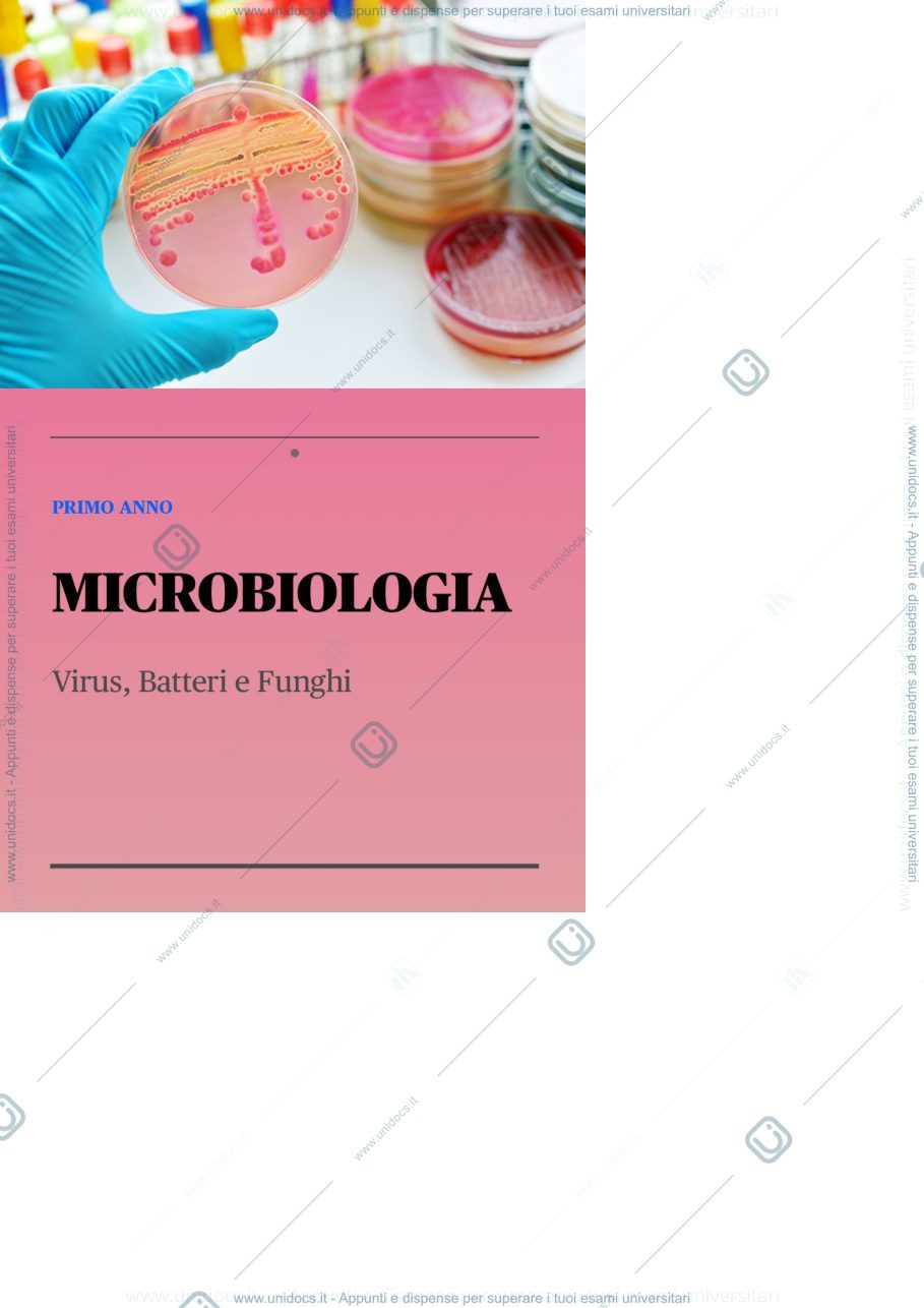 Anteprima pagina 1 — Microbiologia