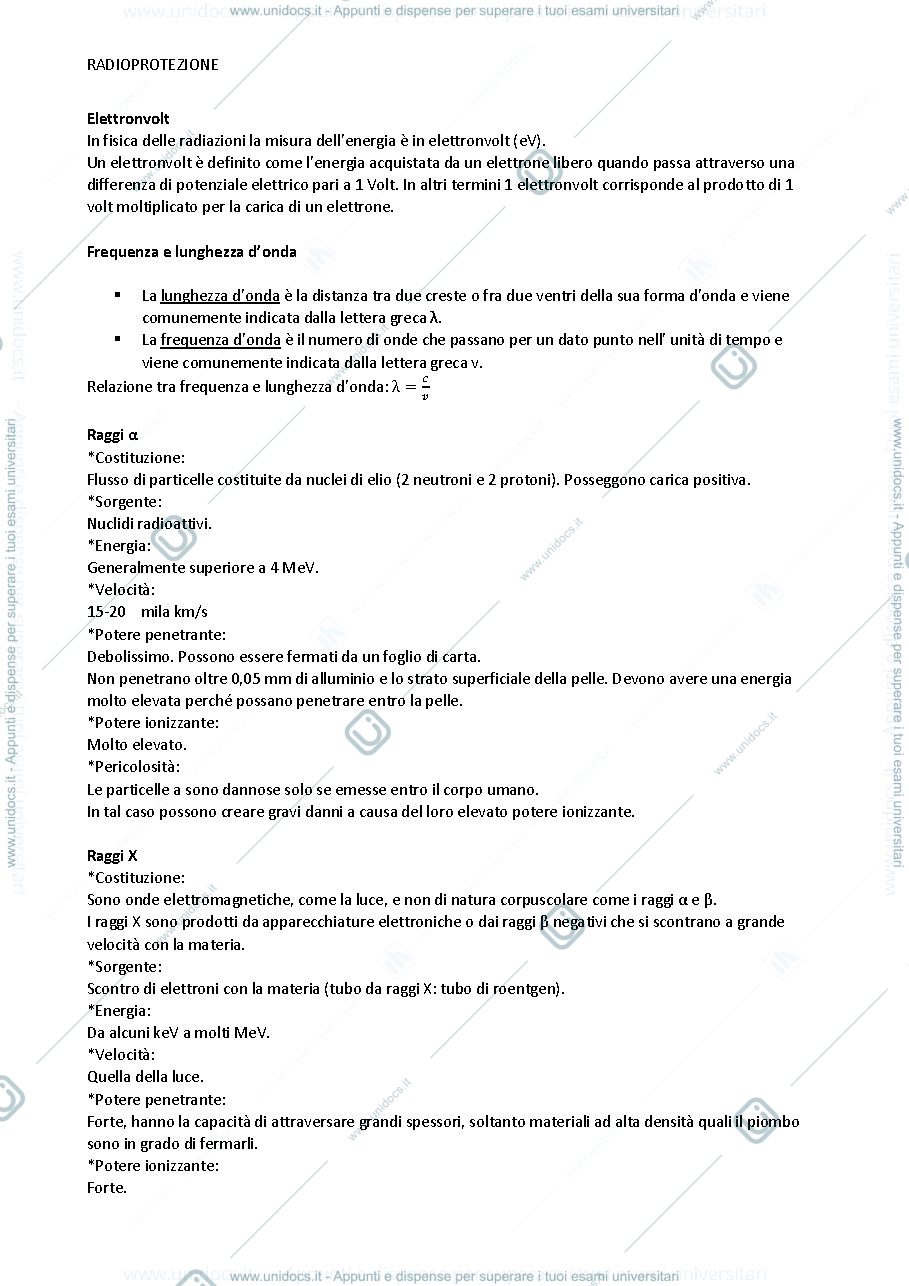 Anteprima pagina 1 — Riassunto 