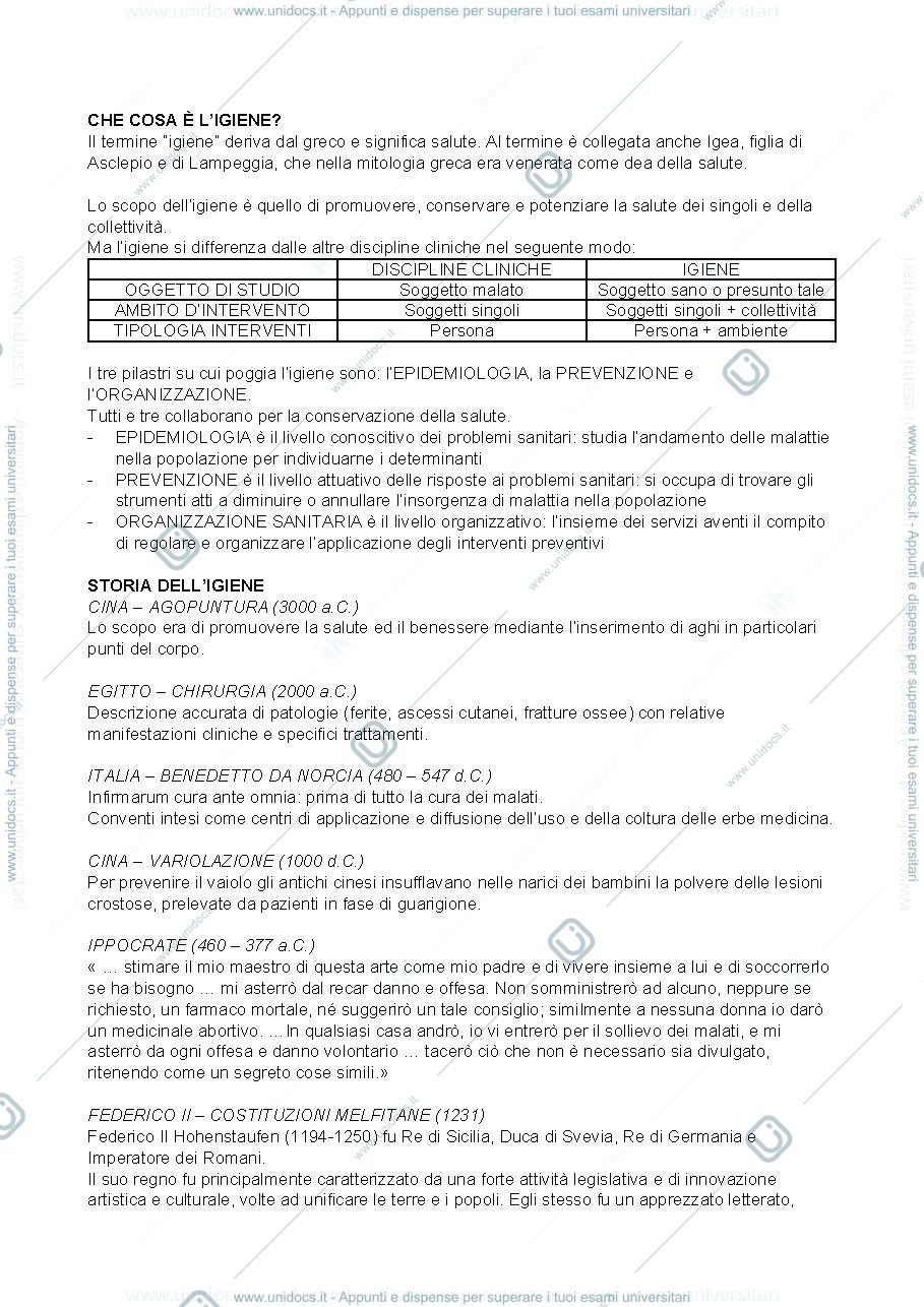 Anteprima pagina 2 — dispensa igiene generale e applicata
