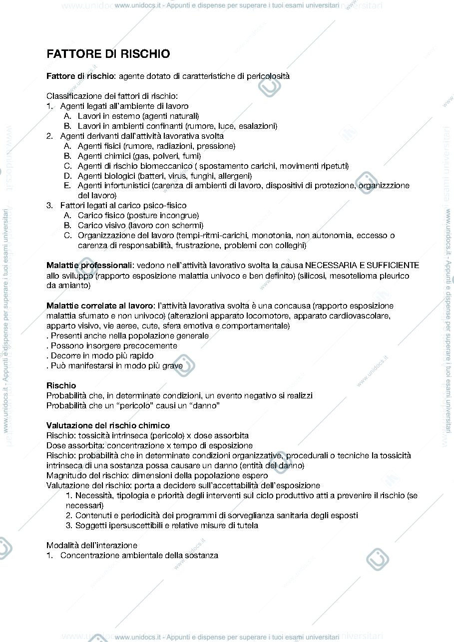 Anteprima pagina 1 — Medicina del lavoro 