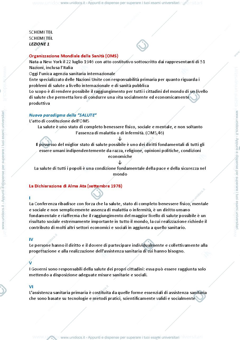 Anteprima pagina 1 — Appunti integrali scienze infermieristiche cliniche e pediatriche 