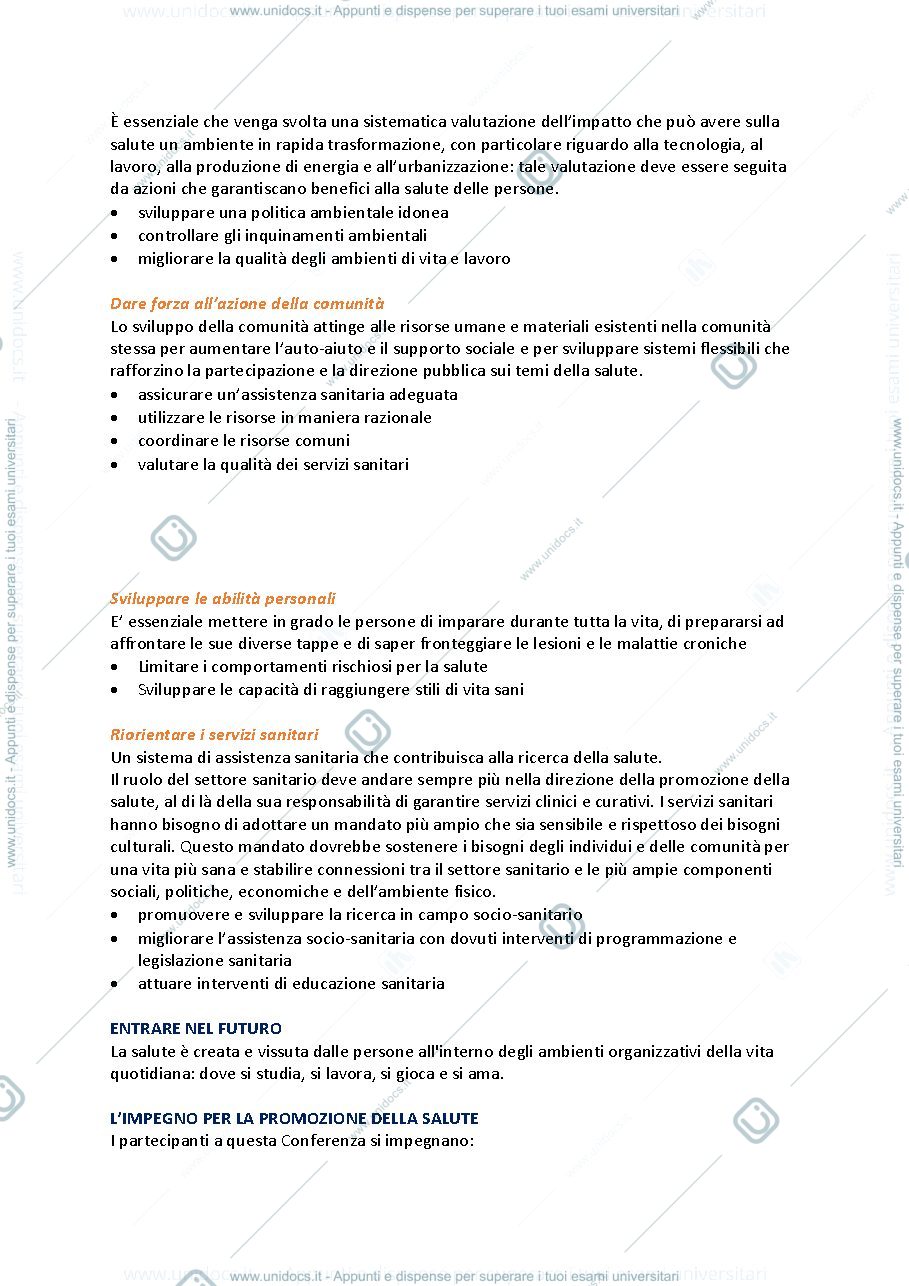 Anteprima pagina 4 — Appunti integrali scienze infermieristiche cliniche e pediatriche 