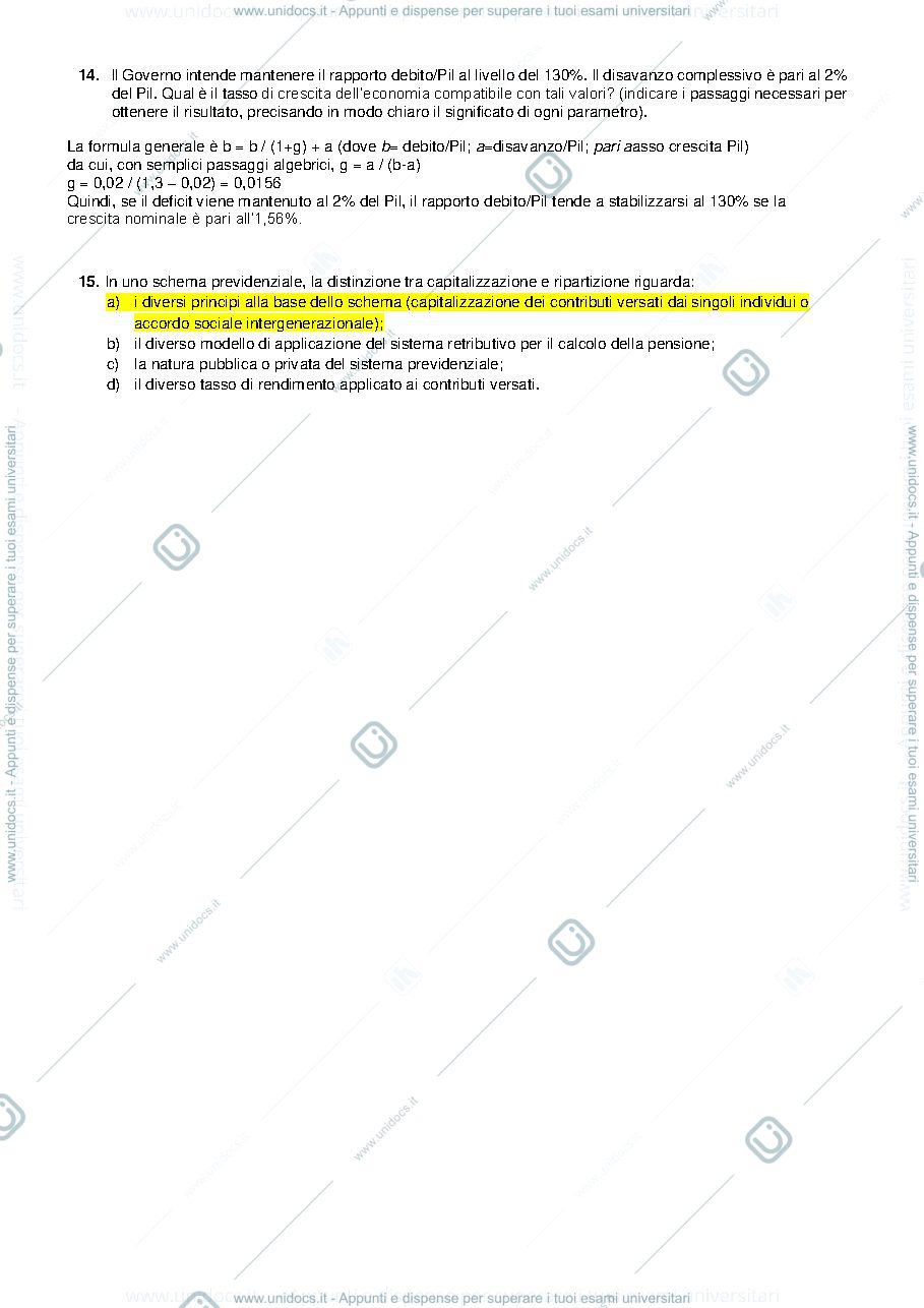 Anteprima pagina 3 — domande scienze delle finanze
