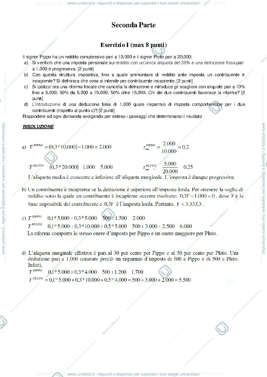 Anteprima pagina 4 — domande scienze delle finanze