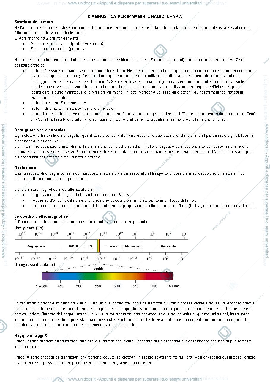 Anteprima pagina 1 — Diagnostica per immagini e radioterapia