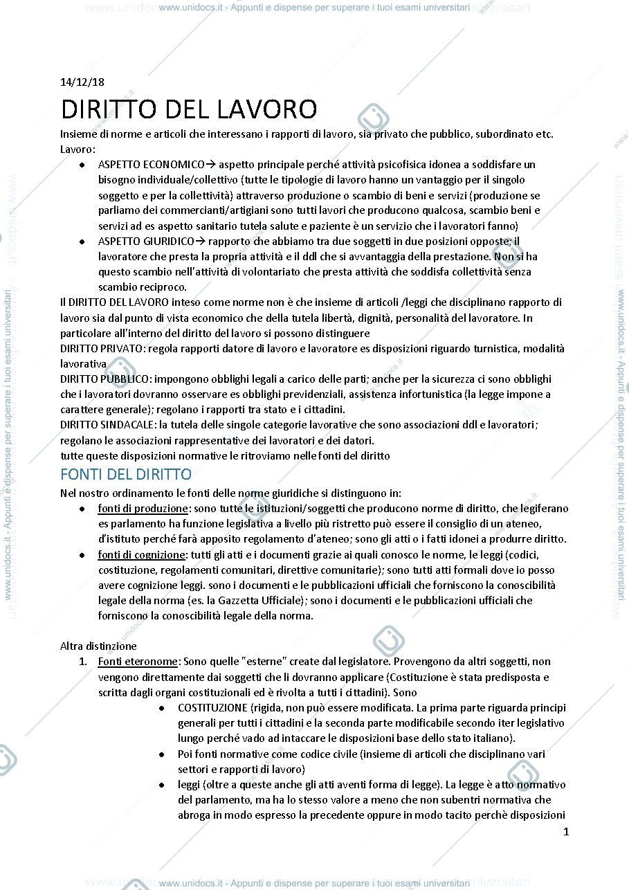Anteprima pagina 1 — Scienze giuridiche