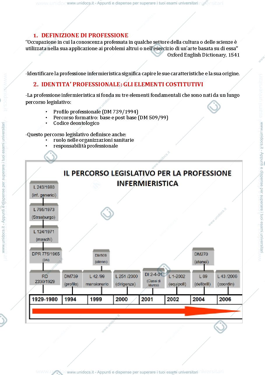 Anteprima pagina 1 — la professione