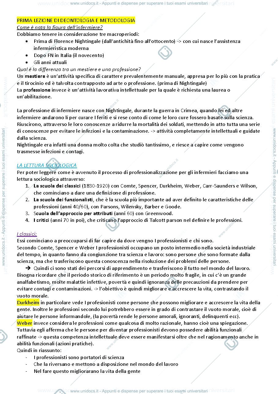 Anteprima pagina 1 — APPUNTI INTEGRALI DI DEONTOLOGIA 