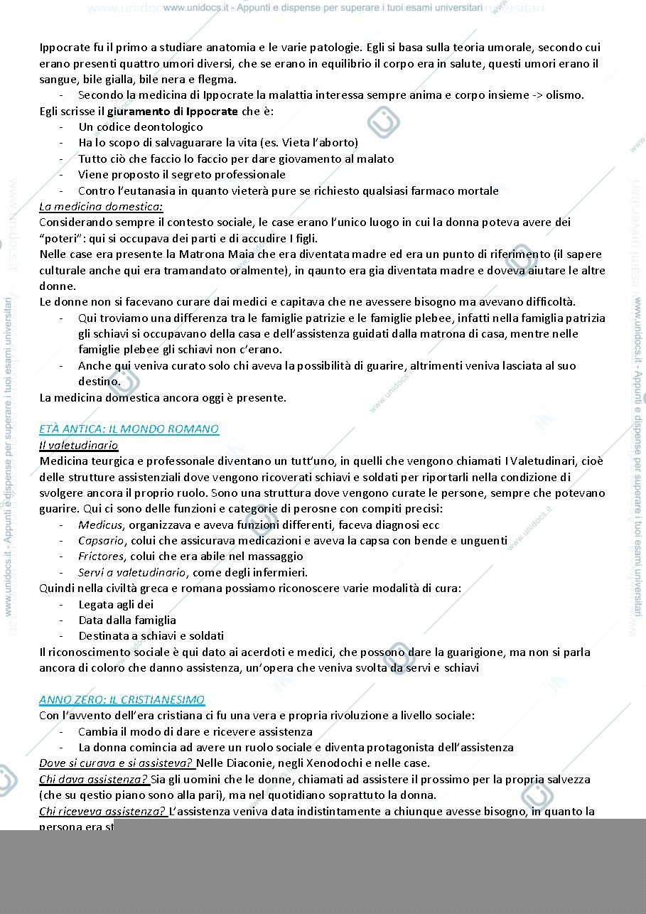 Anteprima pagina 3 — APPUNTI INTEGRALI DI STORIA DELL'ASSISTENZA INFERMIERISTICA