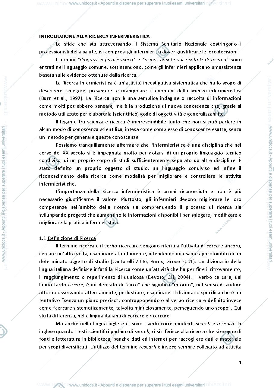 Anteprima pagina 2 — Metodologia della ricerca 
