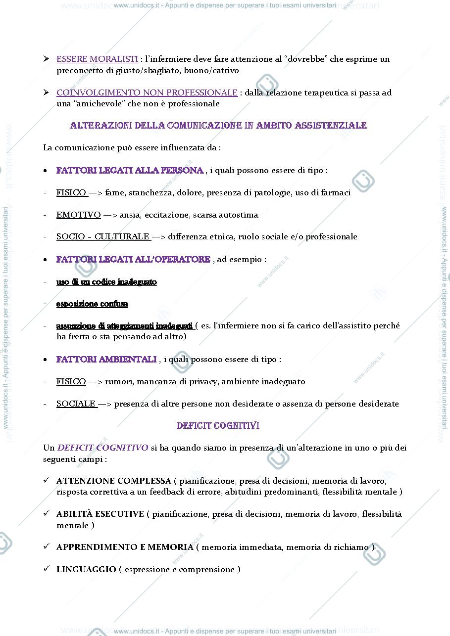 Anteprima pagina 3 — INFERMIERISTICA CLINICA I
