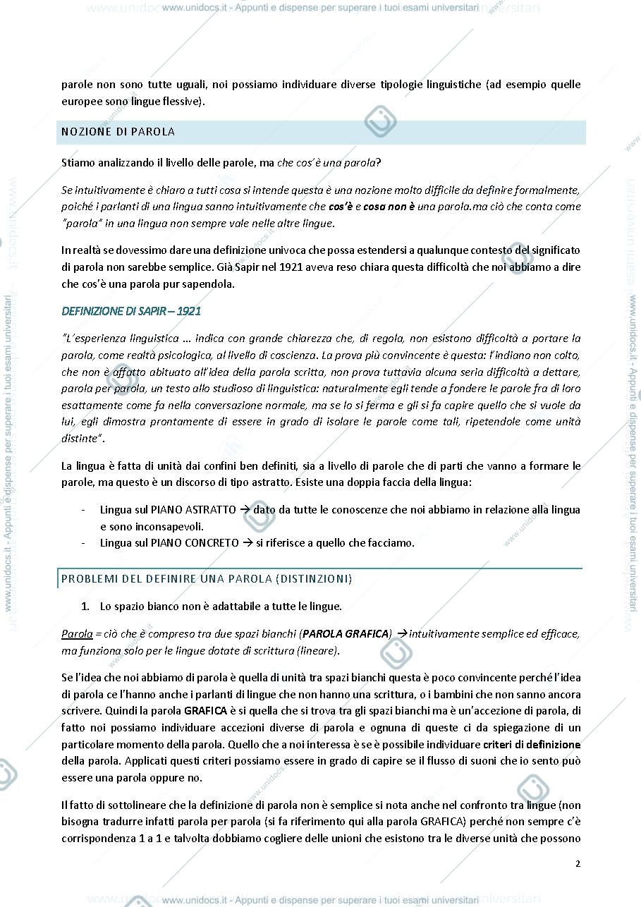 Anteprima pagina 2 — Linguistica generale 