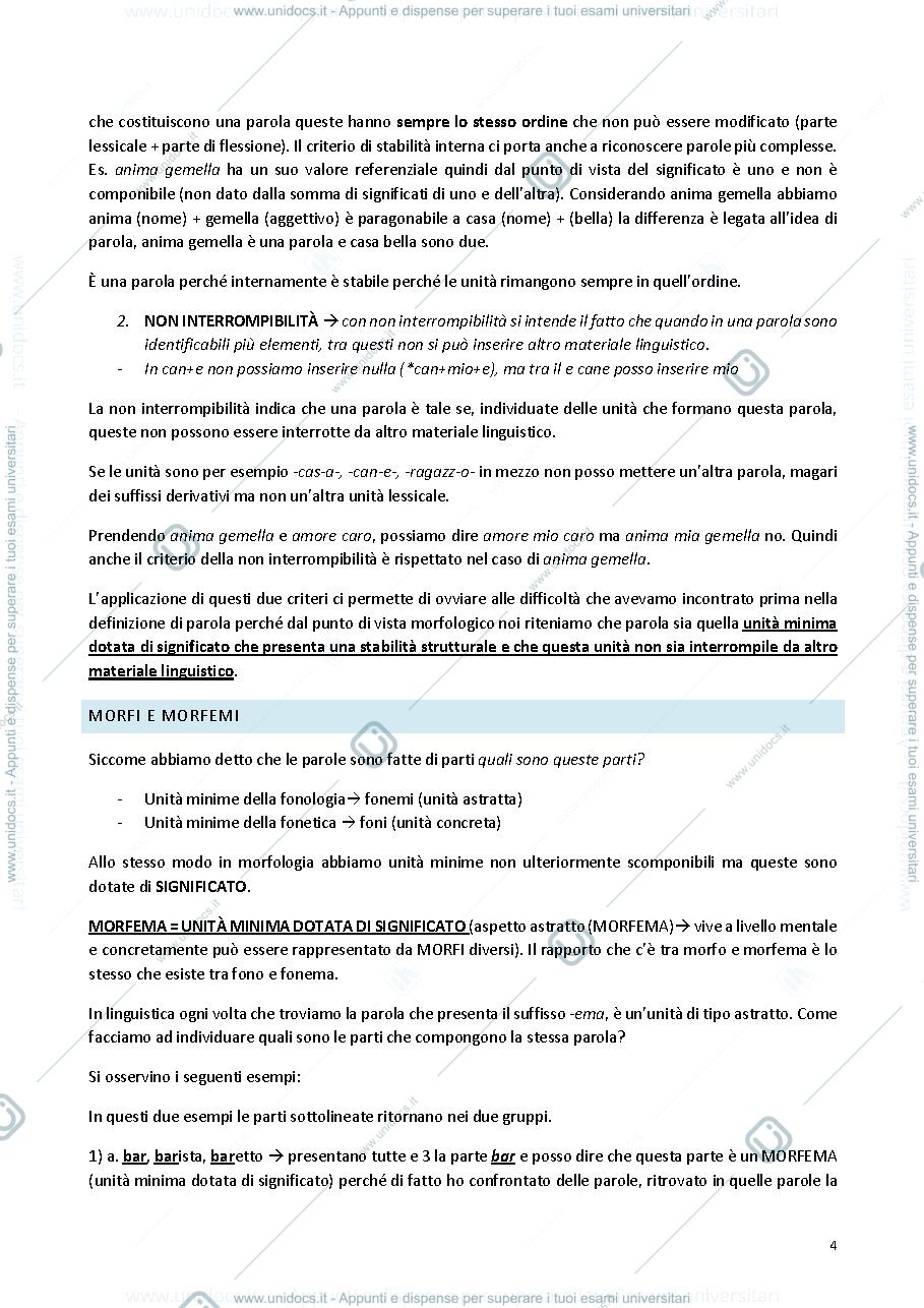 Anteprima pagina 4 — Linguistica generale 