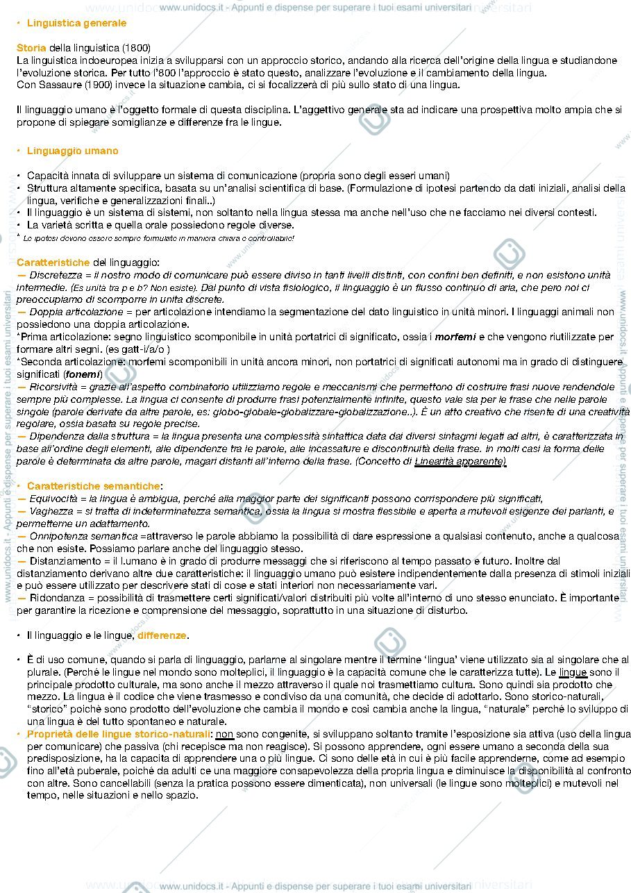 Anteprima pagina 1 — Linguistica e semeiologia