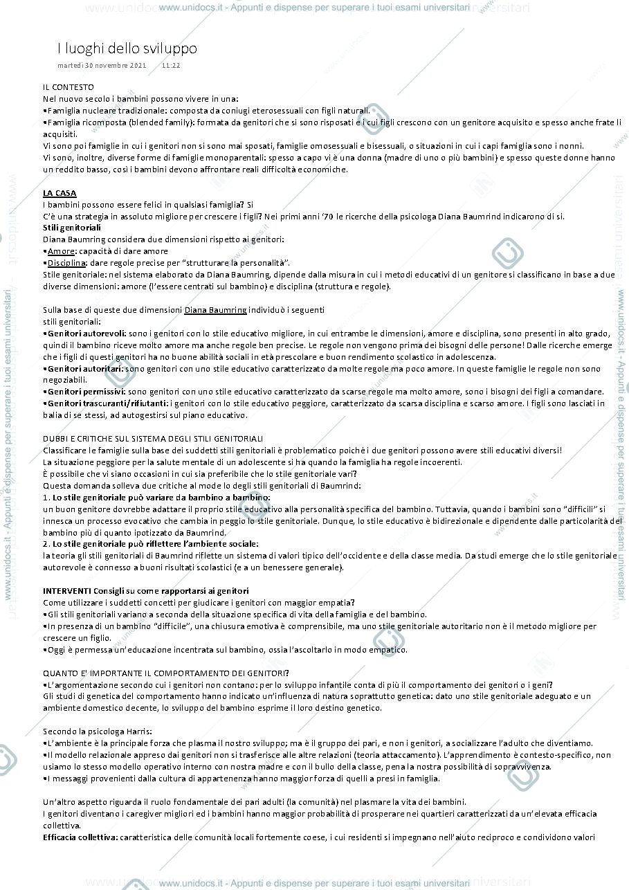Anteprima pagina 1 — I luoghi dello sviluppo 