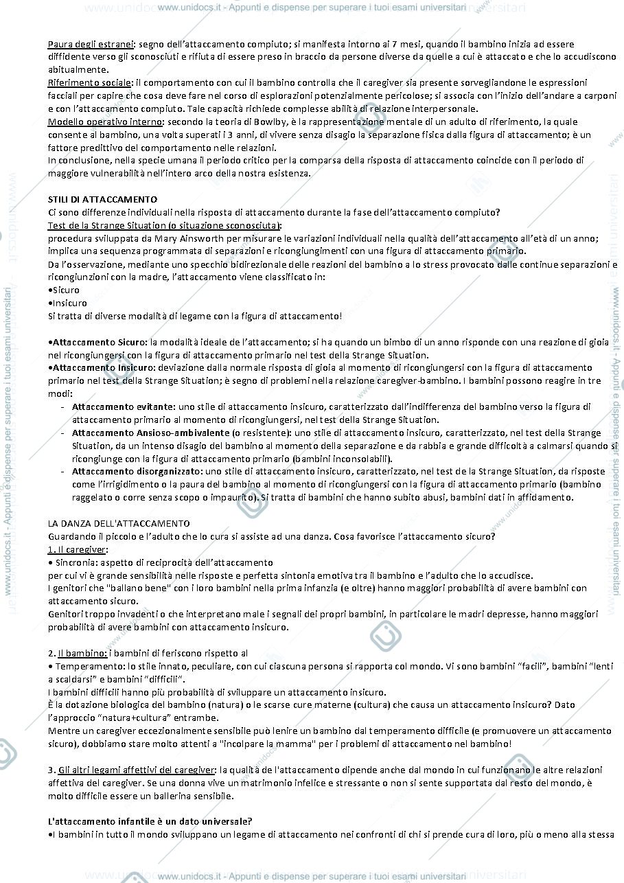 Anteprima pagina 2 — Sviluppo socio emotivo nella prima infanzia 