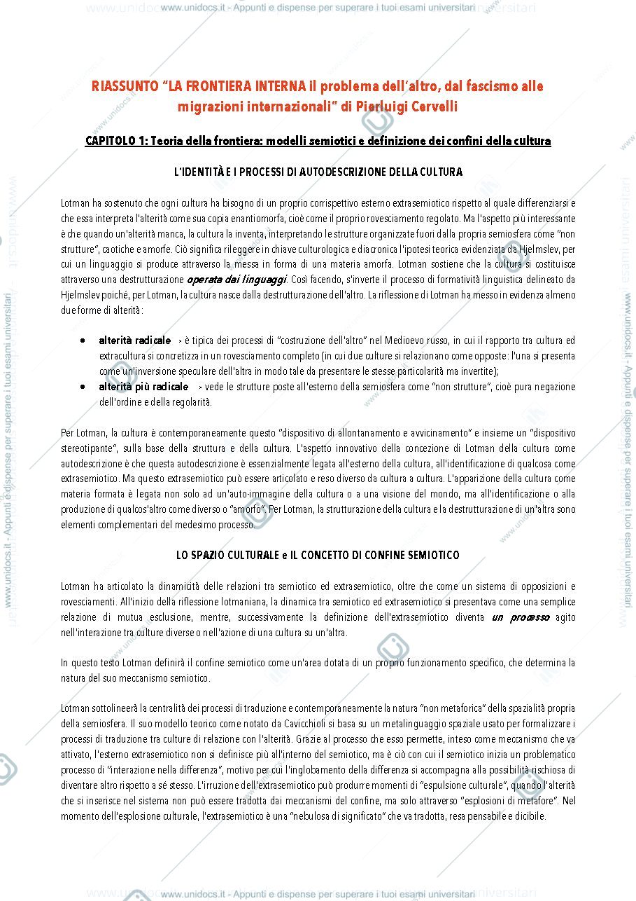 Anteprima pagina 1 — LA FRONTIERA INTERNA