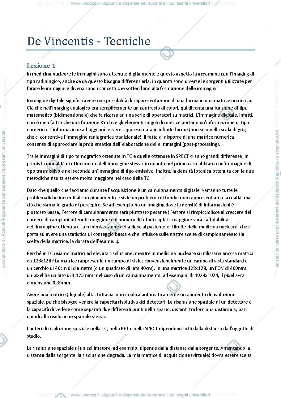 Anteprima pagina 1 — scienze tecniche mediche applicate