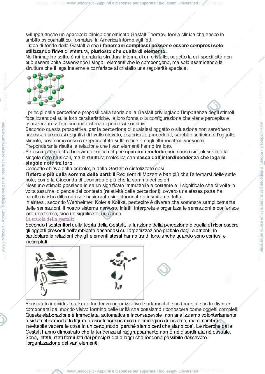 Anteprima pagina 3 — Percezione memoria e apprendimento 