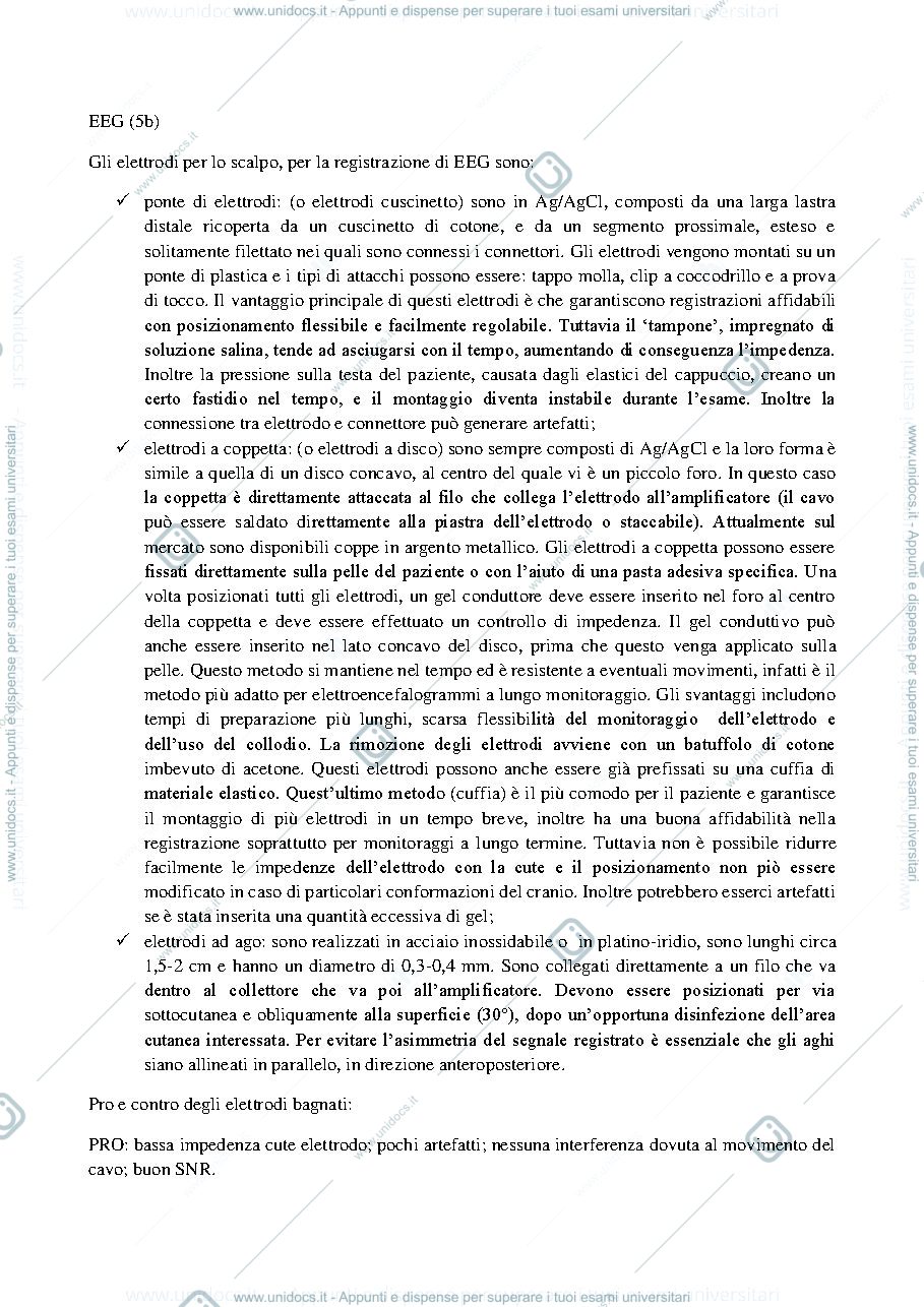 Anteprima pagina 1 — Elettroencefalogramma 
