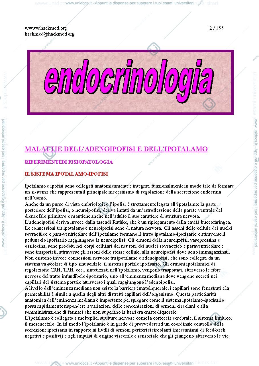 Anteprima pagina 1 — Endocrinologia 