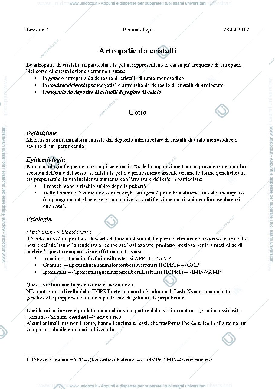 Anteprima pagina 1 — Reumatologia