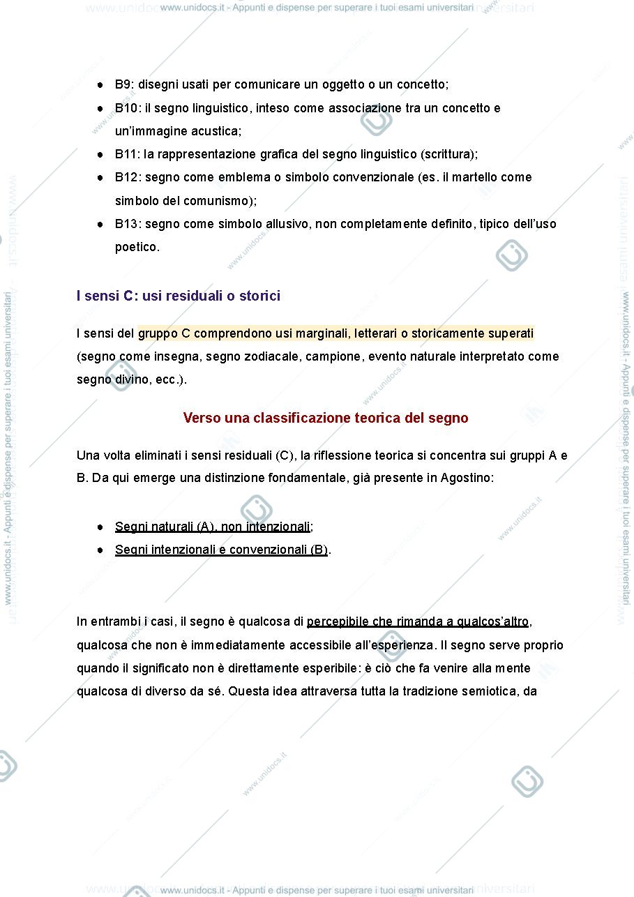 Anteprima pagina 5 — appunti di semiotica