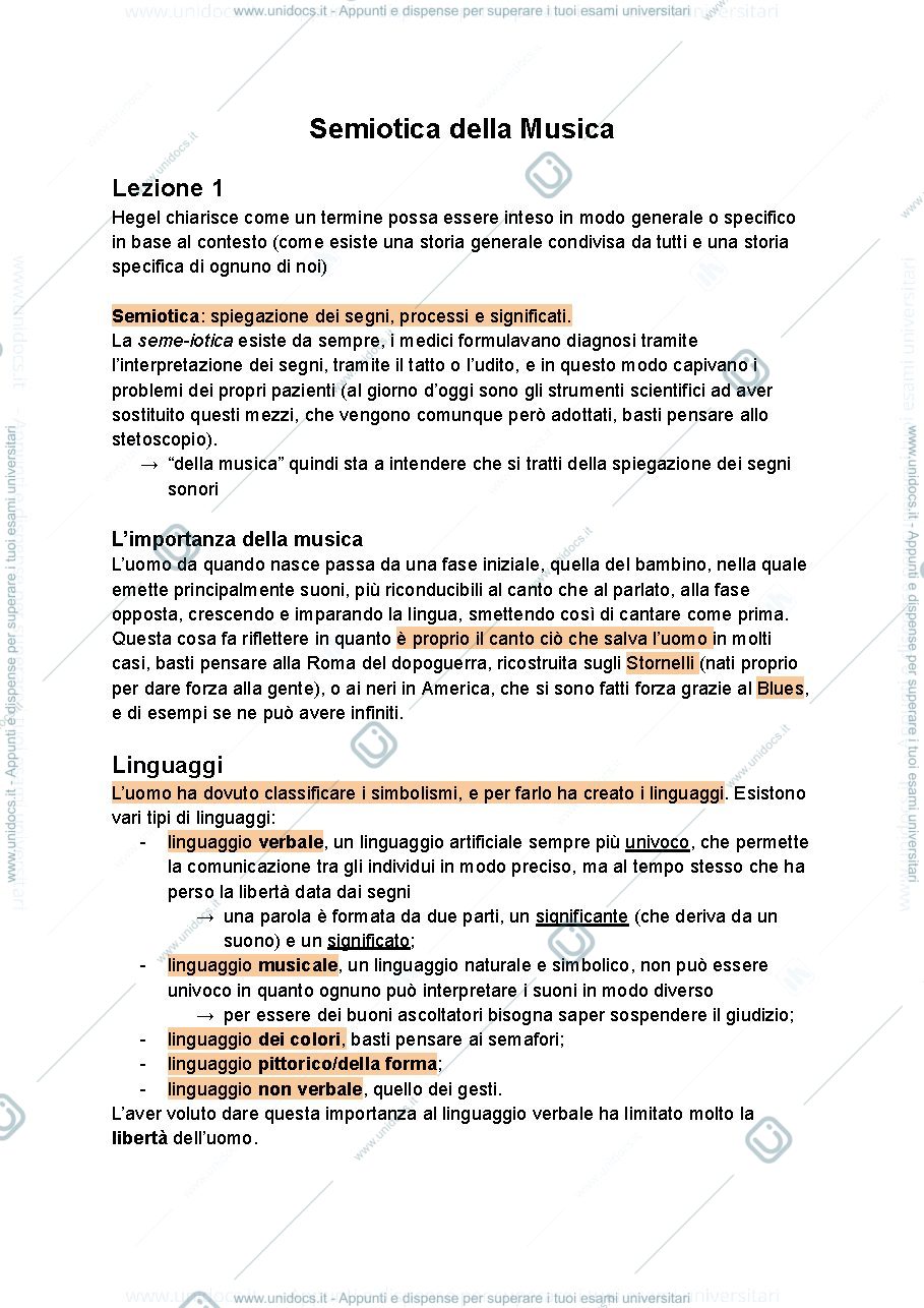 Anteprima pagina 1 — Semiotica della Musica