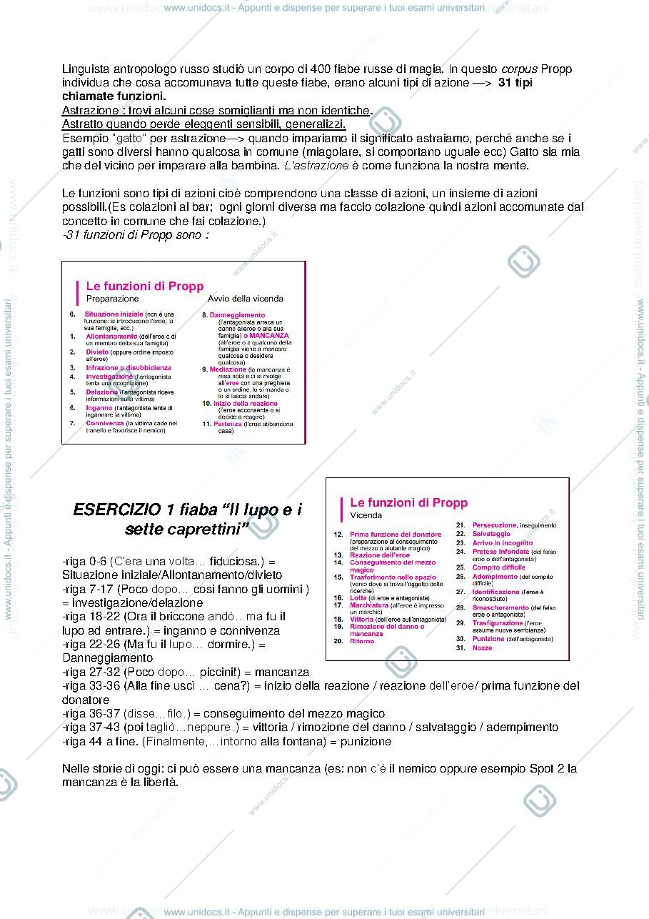 Anteprima pagina 2 — SEMIOTICA E STORYTELLING - appunti