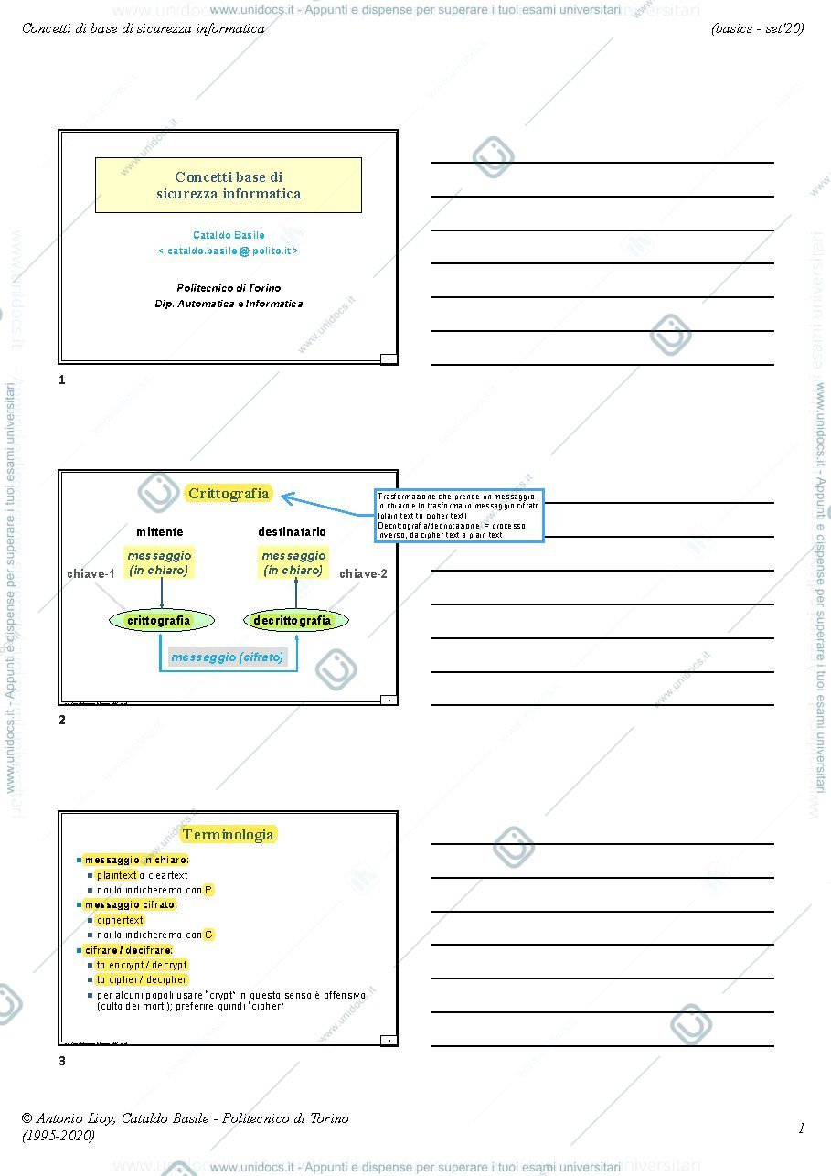 Anteprima pagina 1 — Basic_3x + Appunti