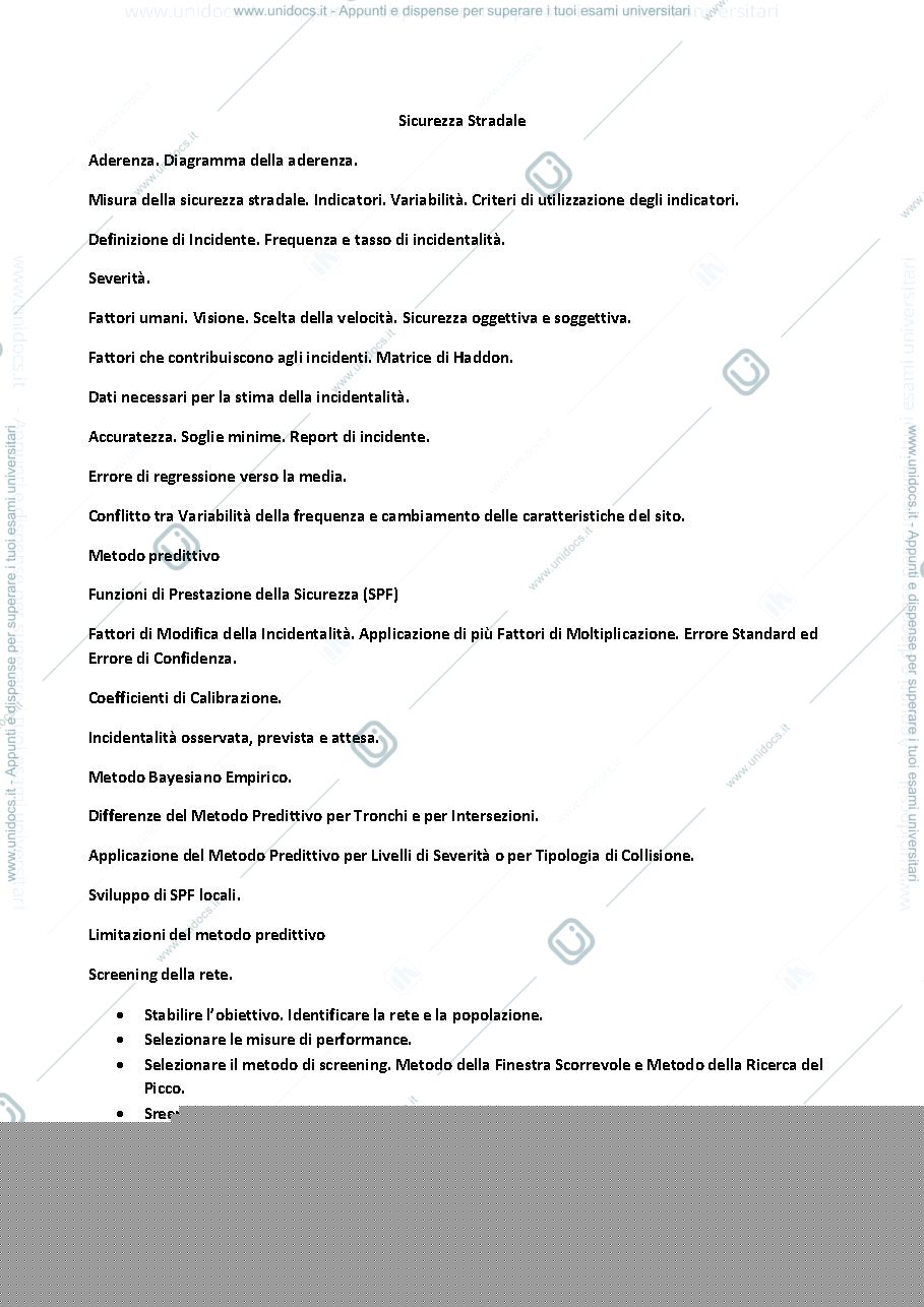Anteprima pagina 1 — domande esame