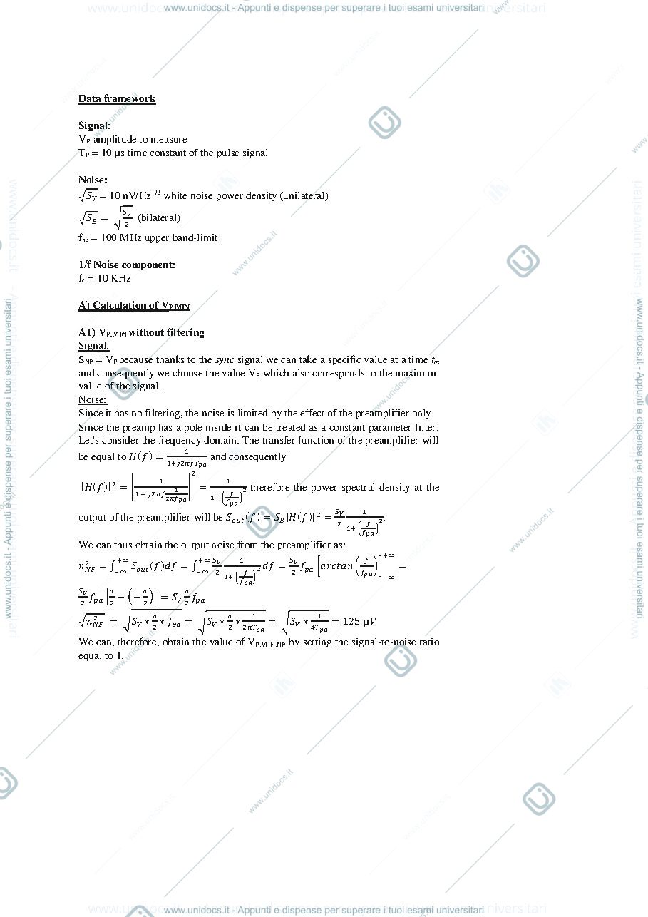 Anteprima pagina 2 — Esercizio 1 , Esame June 17,2019 Signal Recovery