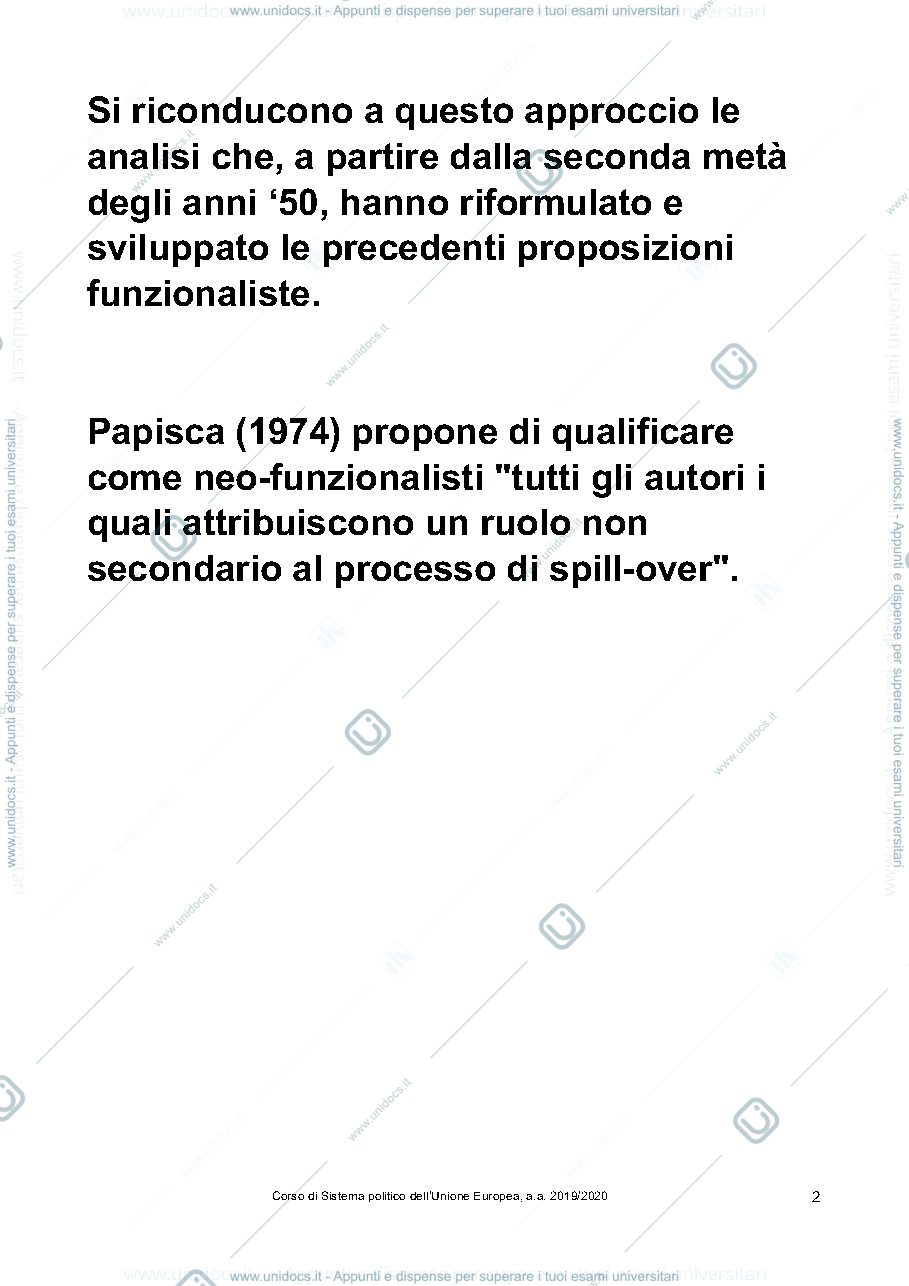 Anteprima pagina 2 — 3.2 Neofunzionalismo2020