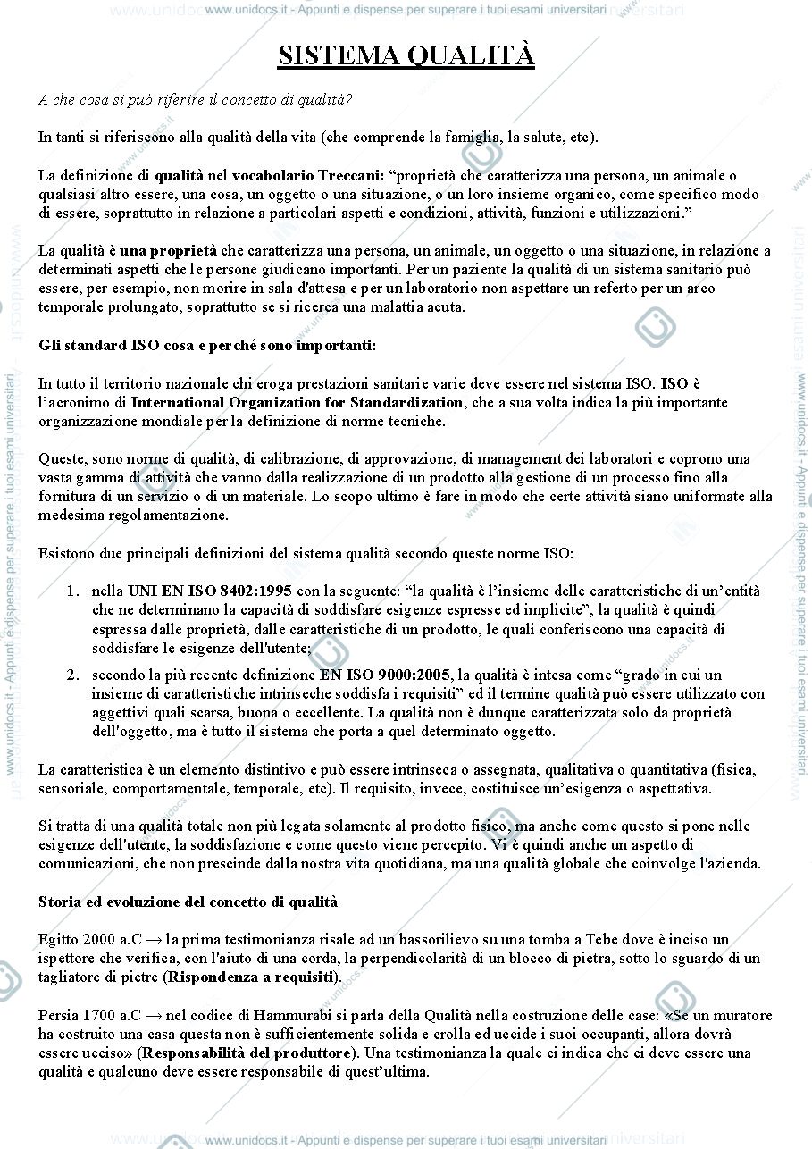 Anteprima pagina 1 — Modulo 1 – Sistemi qualità in laboratorio e gestione protocolli sperimentali