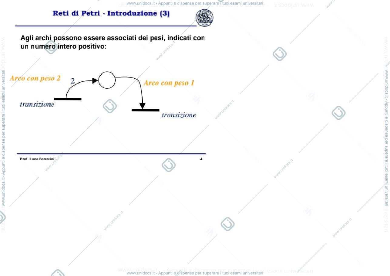 Anteprima pagina 4 — Esercitazione1 - Reti di Petri-Introduzione-Proprieta-Grafo di Raggiungibilita esercitazioni prof: Ferrarini