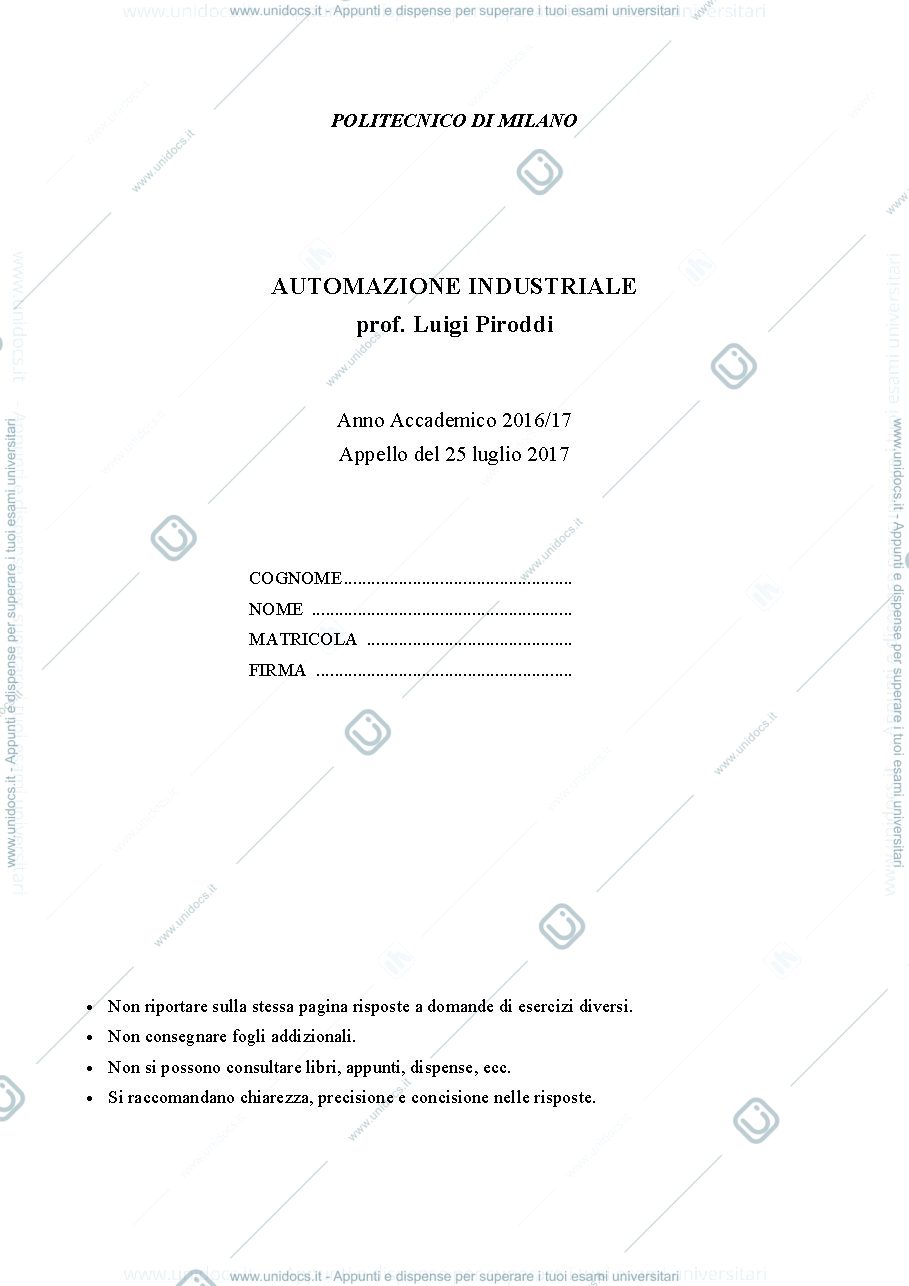 Anteprima pagina 1 — 170725-a4 temi d'esame prof: Piroddi