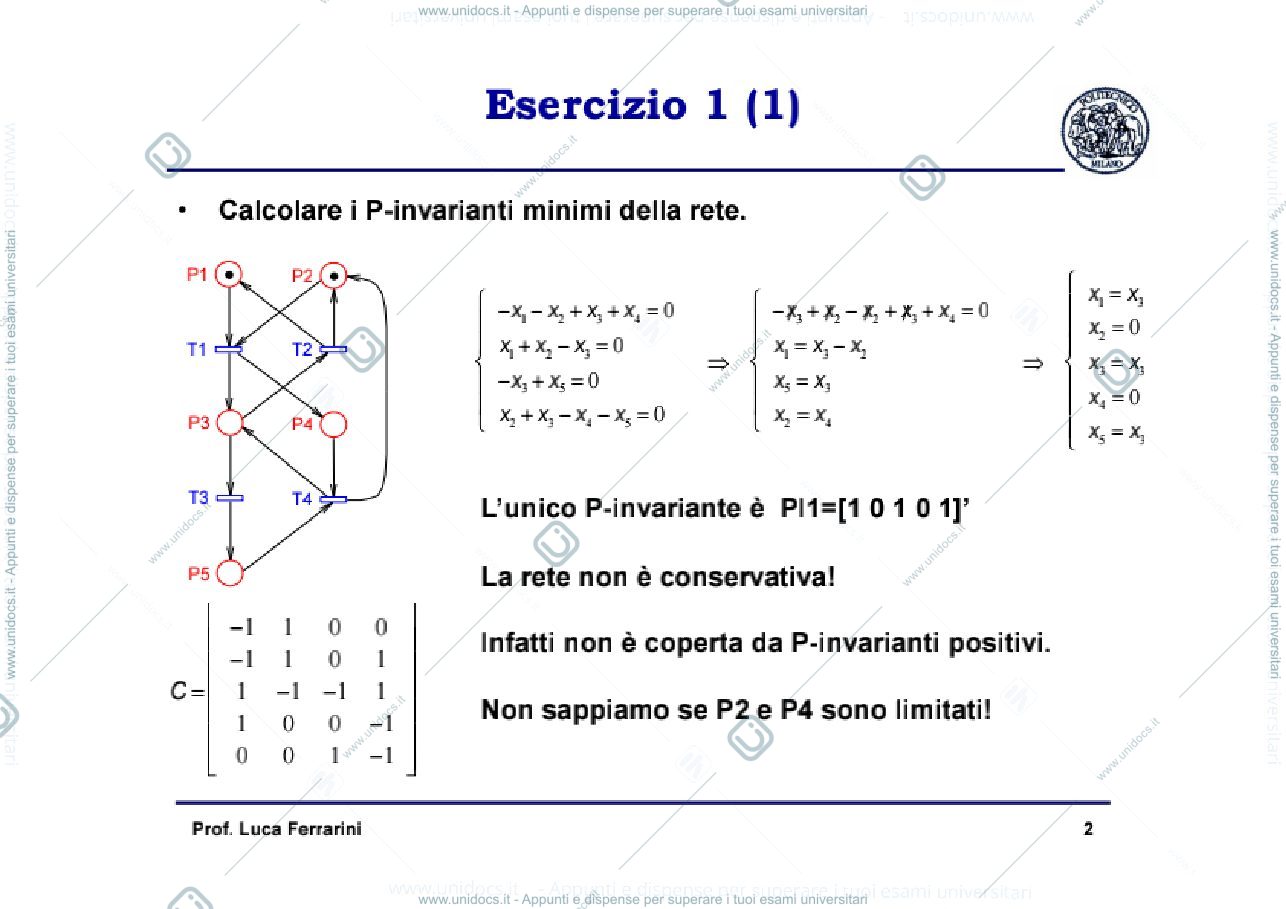 Anteprima pagina 2 — esercitazioni prof: Ferrarini