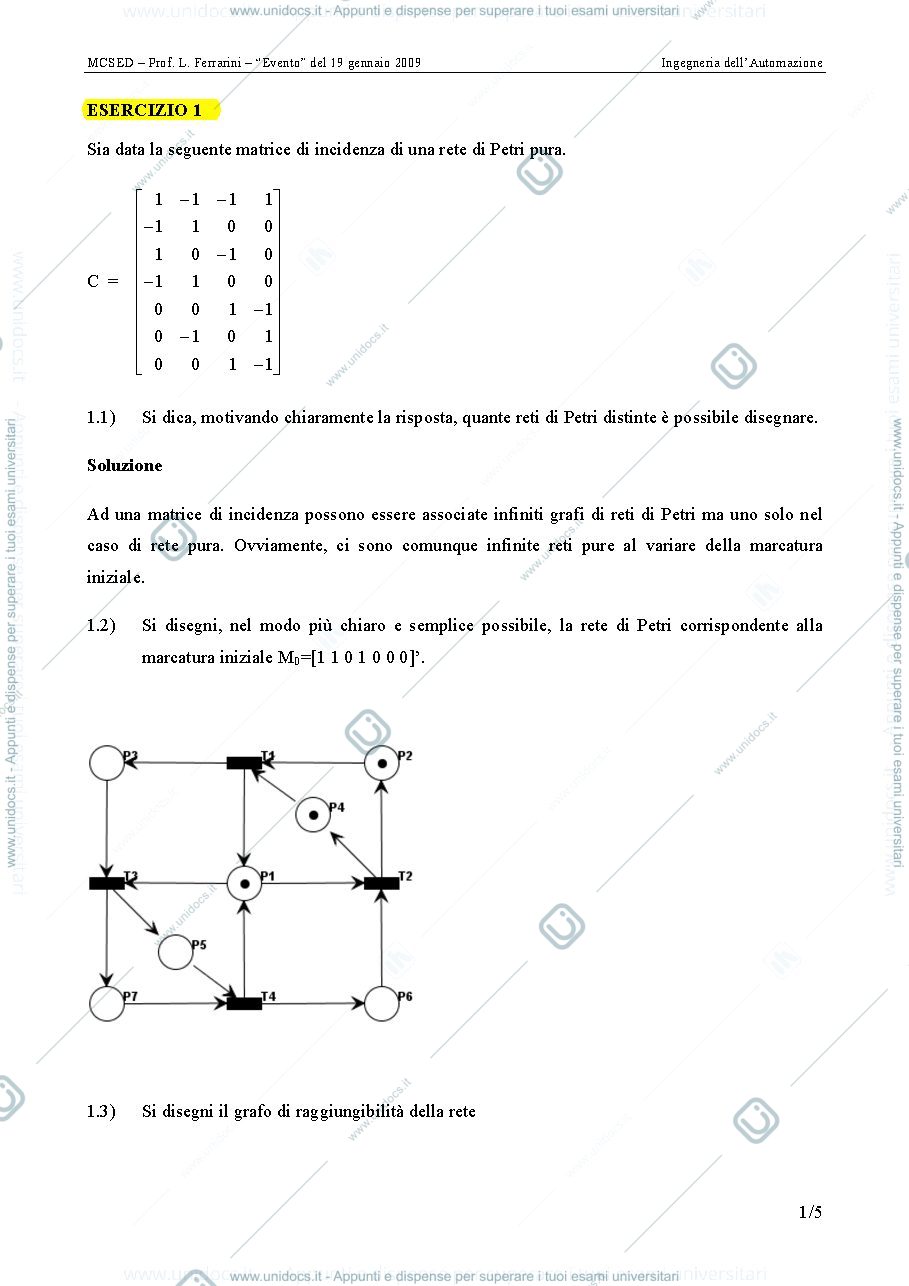 Anteprima pagina 1 — temi d'esame prof: Ferrarini