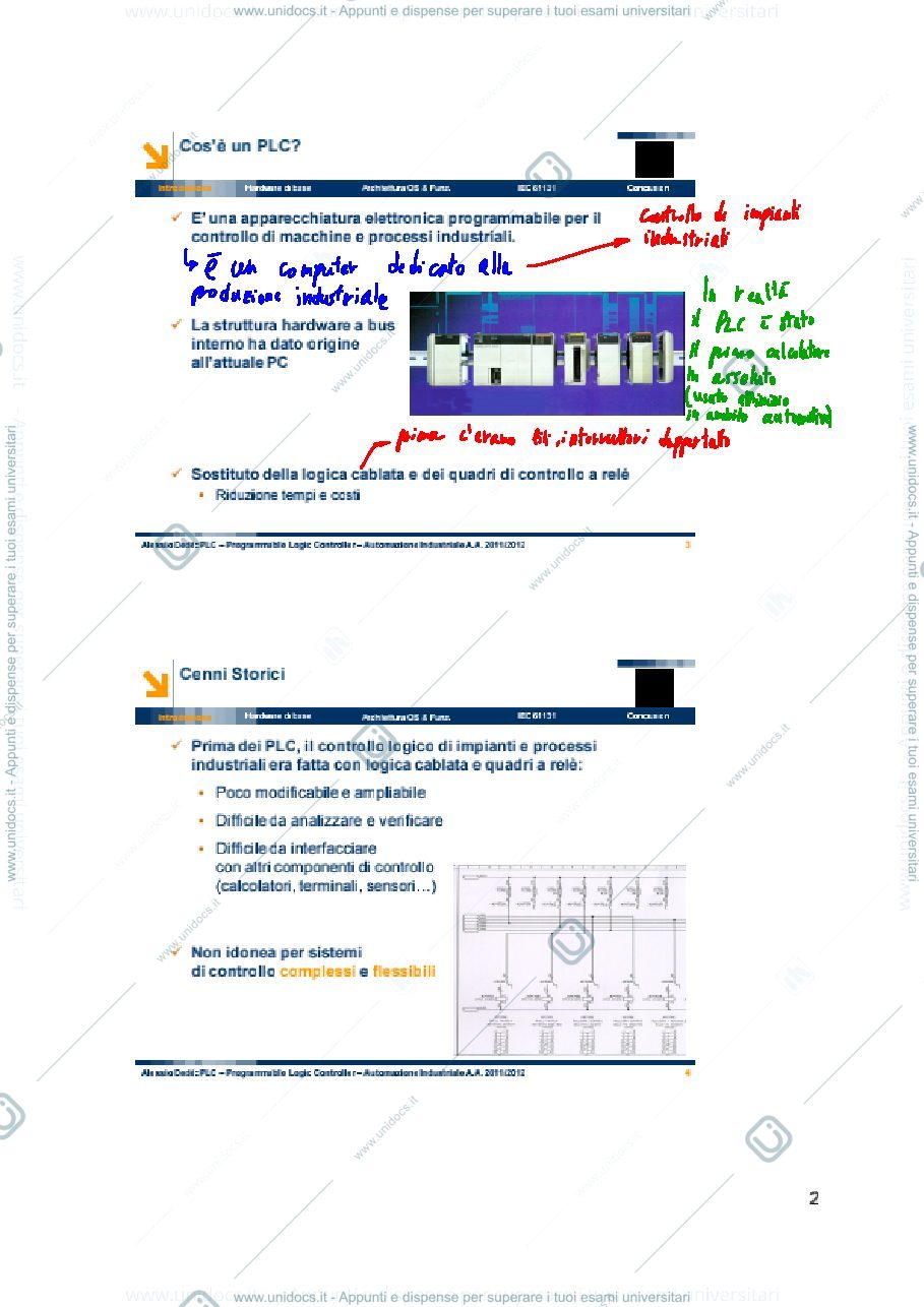 Anteprima pagina 2 — PLC_1_IEC1131_Introduzione_19-11 corso prof: Ferrarini