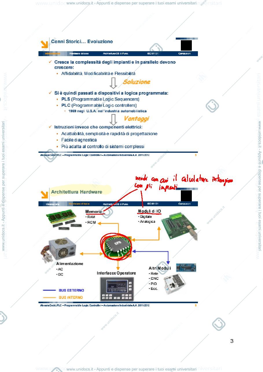 Anteprima pagina 3 — PLC_1_IEC1131_Introduzione_19-11 corso prof: Ferrarini